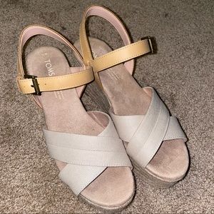 TOMS Willow Wedge Platforms